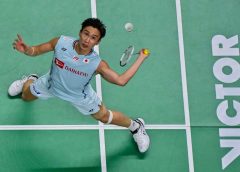 Japan's Kento Momota.